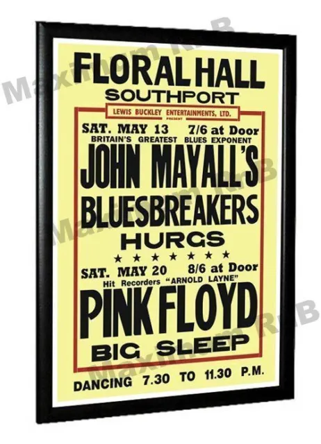 John Mayalls Bluesbreakers Concert Poster Floral Hall Southport 1967