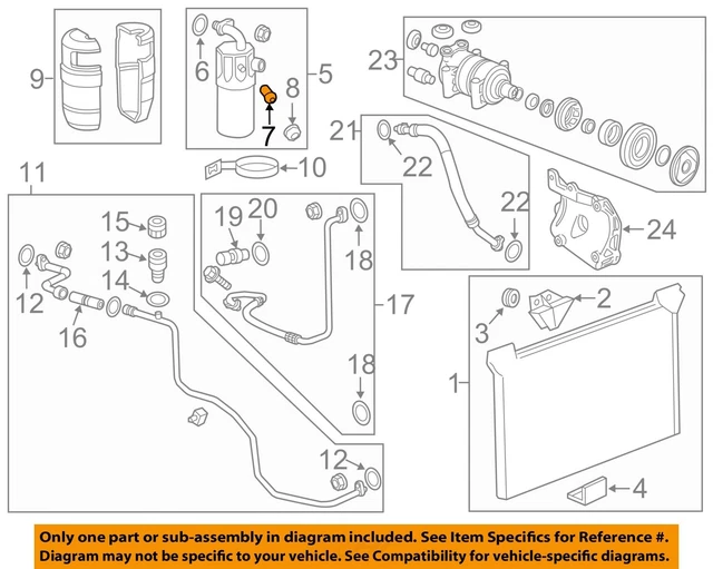 GM OEM A/C AC Valve 3041827 12.