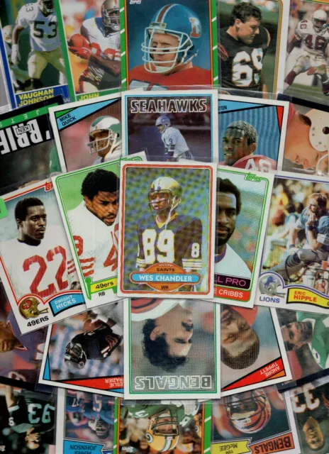 NFL Single Trading Cards 1980s Rookie & First Year Cards