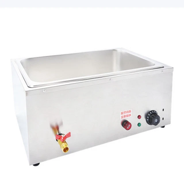 Commerciële Bain-Marie Stoomtafel 3-Pans - Voedselverwarmer - RVS