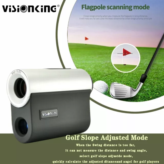 Visionking 6x21 OLED Laser Range Finder Hunting Golf Rain 1200m