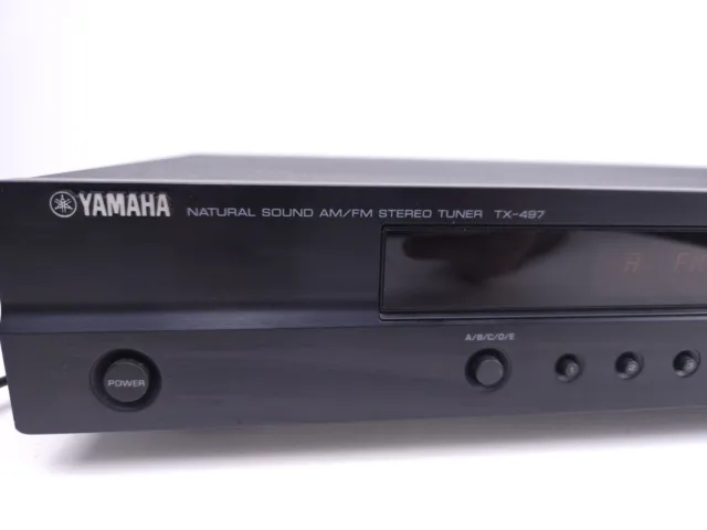 Yamaha Natural Sound AM/FM Stereo Tuner TX-497 Tuner Component