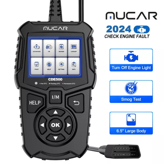 MUCAR CDE500 Check Engine OBD2 Fault Code Reader Car Diagnostic Scanner Tool