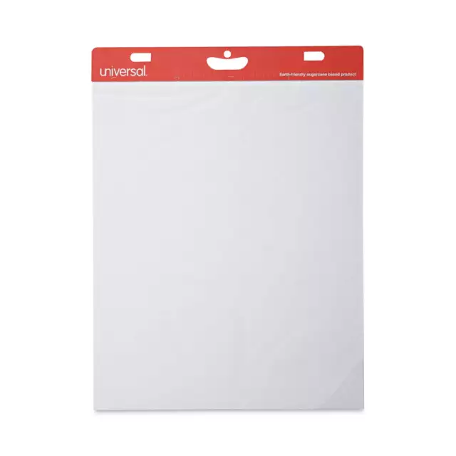 Renewable Resource Sugarcane Based Easel Pads, Unruled, 27 x 34, White