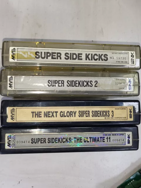 Lot of 4 NEO GEO MVS SUPER SİDEKİKS 1-2-3 -4 (ULTIMATE)ARCADE PCB Lot of 4 NEO GEO MVS SUPER SİDEKİKS 1-2-3 -4 (ULTIMATE)ARCADE PCB