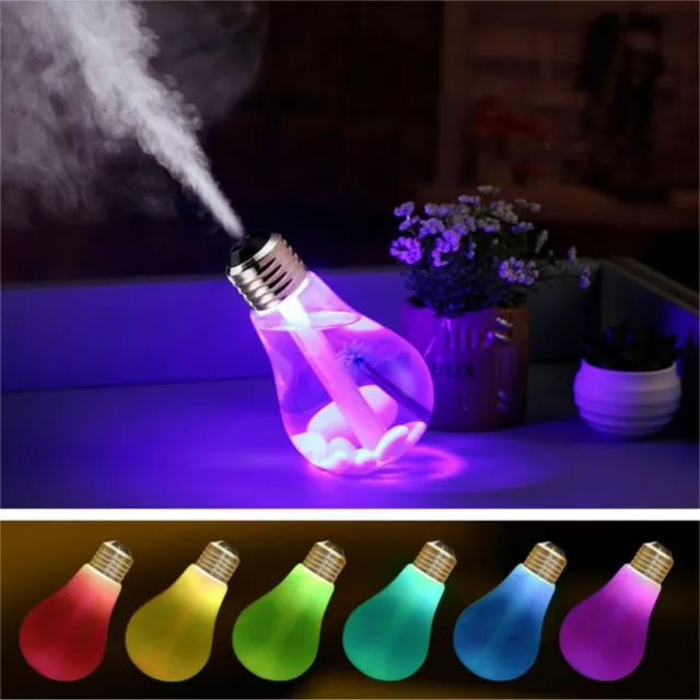 Diffusore Aromi Umidificatore Ad Ultrasuoni Usb Aromaterapia Olii Essenziali Led