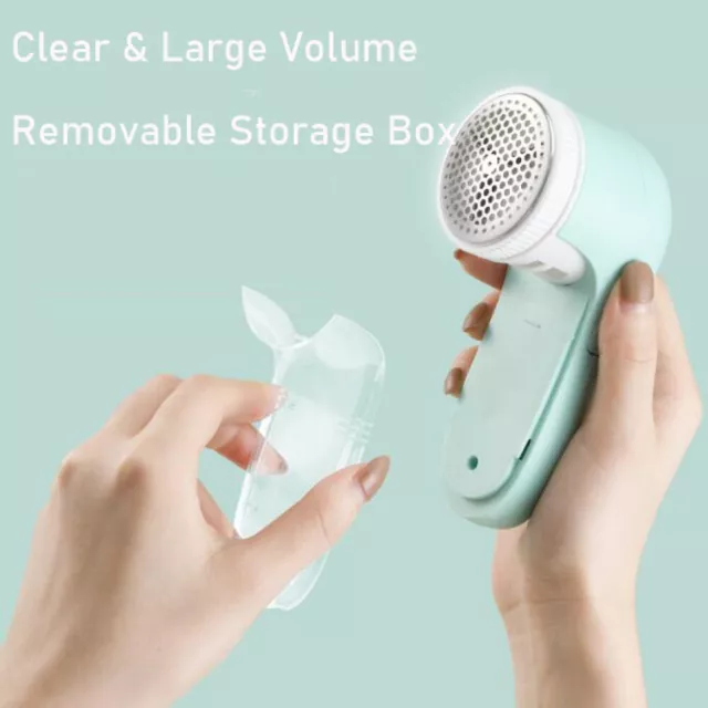 Electric Lint Remover Clothes Bobble Fluff Shaver Debobbler USB Operated