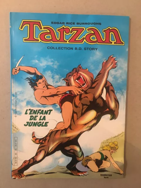 TARZAN - L'enfant de la jungle (Dan Spiegle) - Sagédition - 1985 - TBE/NEUF