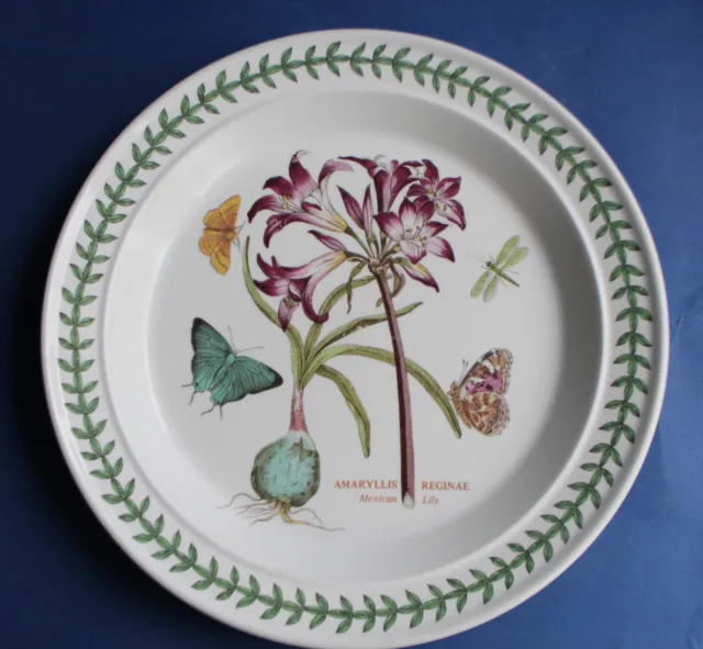 Portmeirion Botanic Garden Mexican Lily Dinner Plate 10.5" Dia. 1st Quality