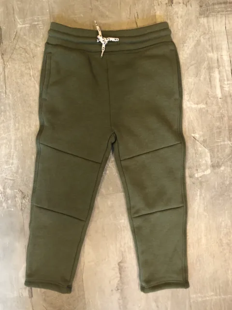 Baby Gap Olive Green  Fleece Lined Sweatpants Size 3 Years Pockets NWOT 2