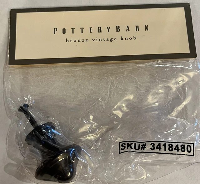 Pottery Barn “Bronze Vintage Knob” Bin Door Drawer Pull SKU#3418480 Renovation