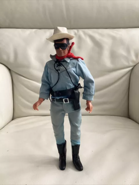 Vintage The Lone Ranger Rides Again Action Figure Marx Toys 1973 Boxed Complete