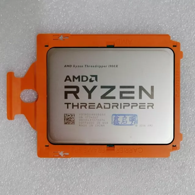 AMD Ryzen Threadripper 1900X Processor Socket TR4 Octa-core 3.8GHz 180w CPU