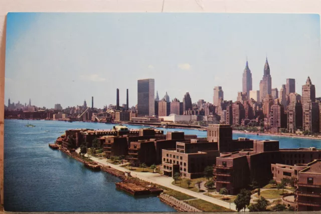 New York NY NYC Midtown Manhattan Skyline Postcard Old Vintage Card View Post PC
