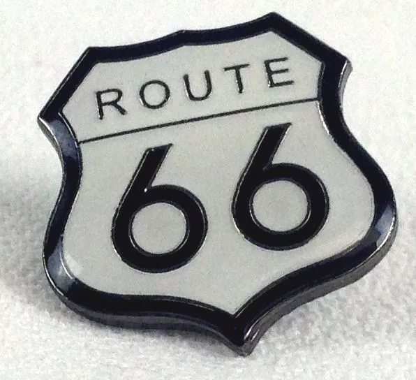 Historic ROUTE 66 - Enamel Pin - Classic American Road Traveled by Millions.....