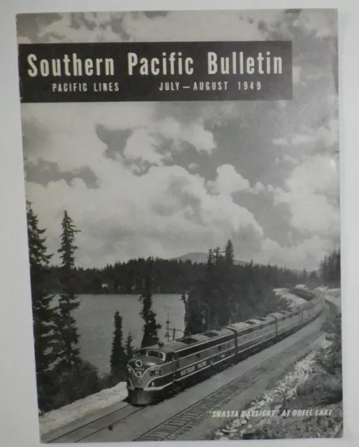 Southern Pacific Railroad July 1949  Employee Magazine with letter