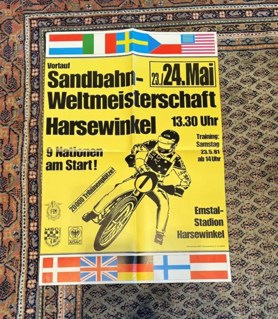 Sandbahnweltmeisterschaft Harsewinkeln - 1981 Poster