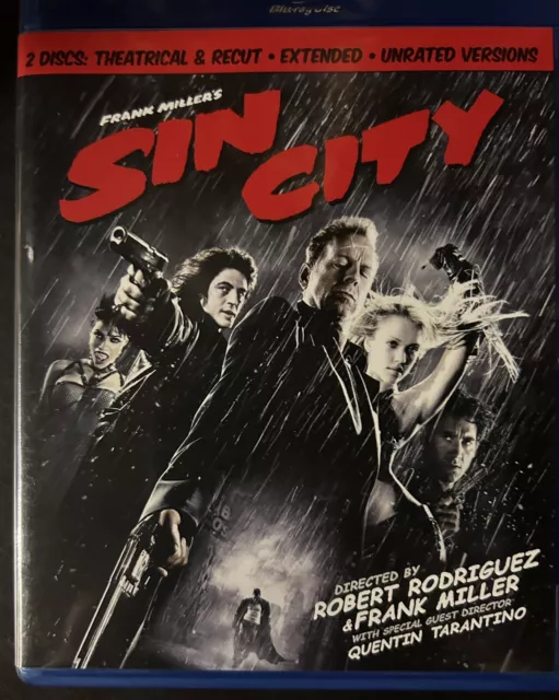 Sin City (Blu-ray Disc, 2011, 2-Disc Set, Recut, Extended, Unrated)