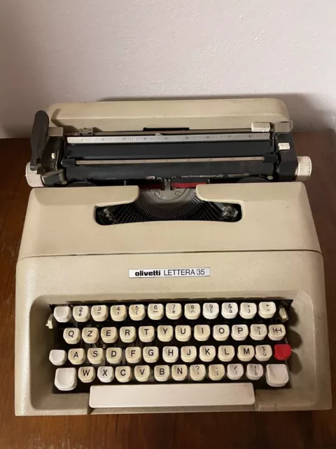 MACCHINA DA SCRIVERE OLIVETTI LETTERA 35 Typewriter Schreibmaschine