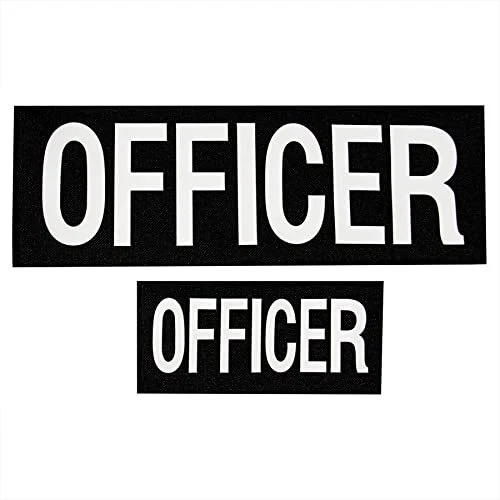 Rothco Officer Patch Set With Hook Backing  - 19120