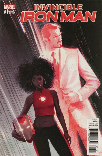 Invincible Iron Man # 1 1:25 Dekal Variant Riri Williams Ironheart
