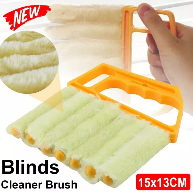 Mini Hand Held Window Blinds Cleaner Brush Vertical Window Venetian Blind Duster