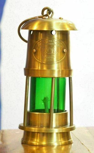 Antik Messing Minor Öl Lampe Nautisch Maritim Schiff Laterne Boot Licht