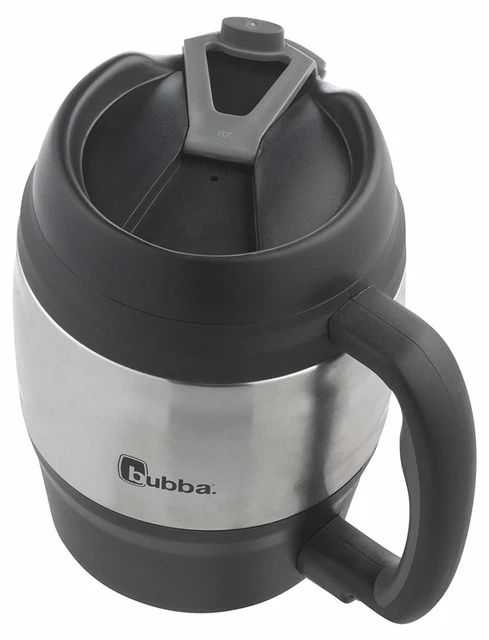 Big Bubba Classic Insulated Mug 52 Oz Polyurethane Travel Coffee Black Keg Shape 11