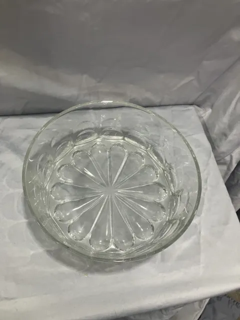 Stunning Vintage 10” Heavy Crystal Vase MCM Poland Thumb Print