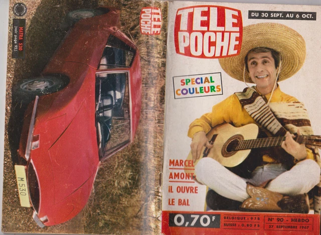Tele Poche 1967  N° 90  Complet  Marcel Amont