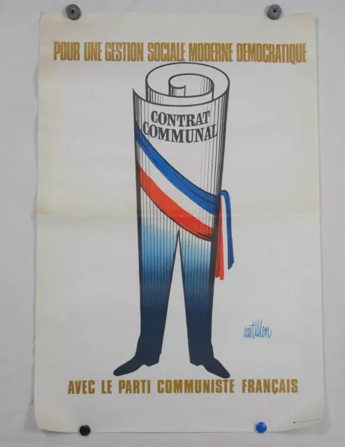 affiche contrat communal PCF castillon  n°3