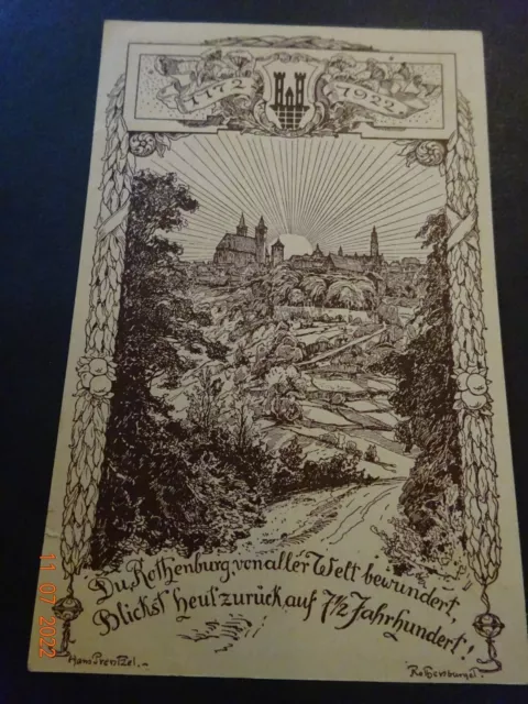 DR - Ganzsache - Privatganzsache - PP52 C6 - Rothenburg