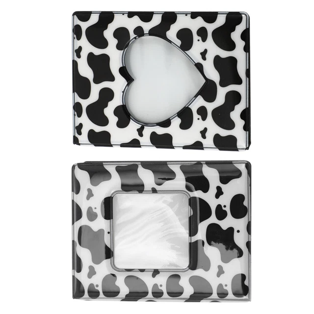 2 Pcs Liebe Hohles Fotoalbum PVC Mini-Bilderalben Fotohalter Mit Taschen