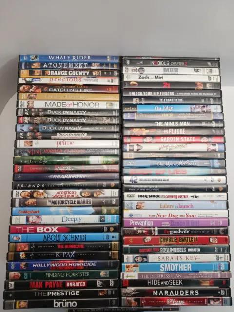 DVD lot you can Pick and choose from, customize your DVD list BUNDLE SHIPPING #2