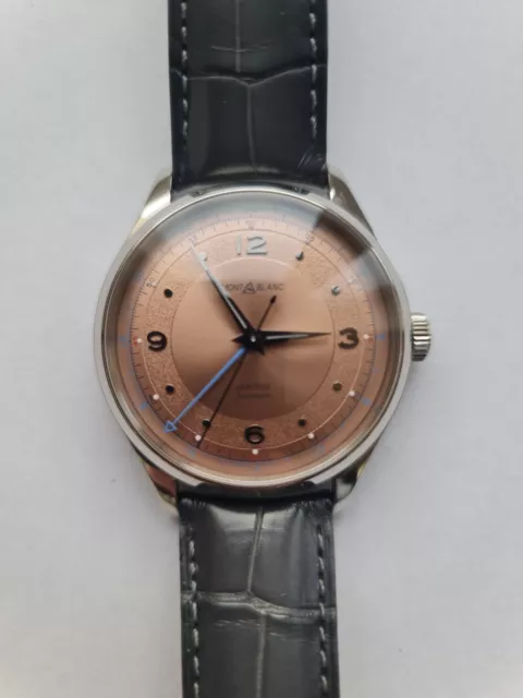 Montblanc heritage top gmt salmon