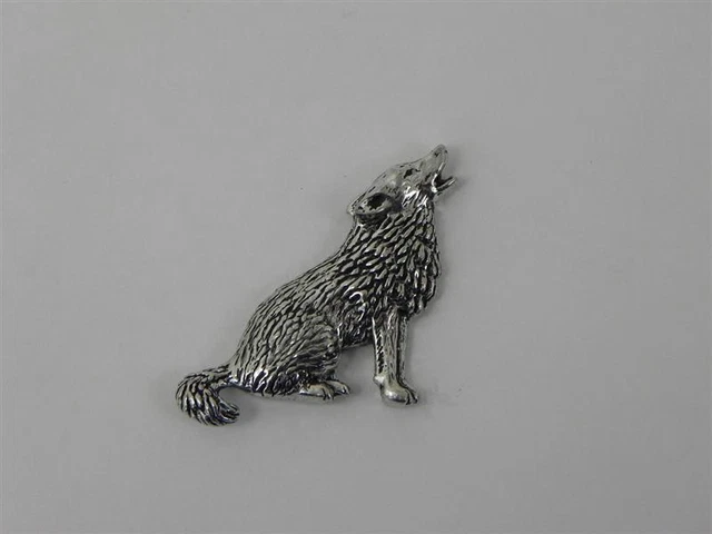 Wolf Pin de Solapa Pin Agujón Sombrero Adorno Wolf Regalo Decoración Nuevo