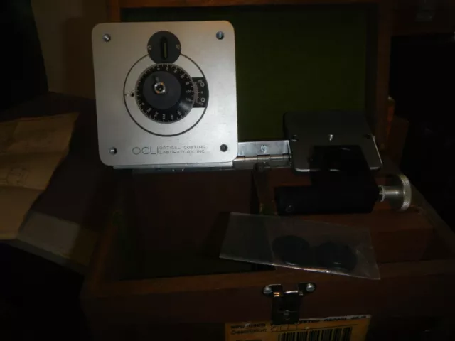 OCLI Optical Coating Laboratory Inc, Variable Optical Filter  # 1 NICE