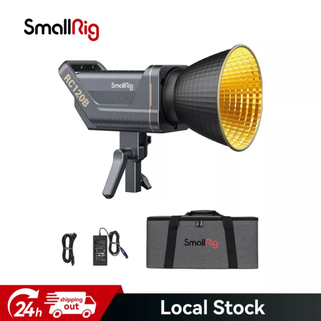 SmallRig RC 120B Bi-color COB Point-Source Video Light 2700K-6500K US Plug -3471