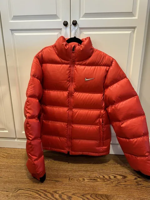 NEW NIKE X Drake NOCTA Puffer Jacket SUNSET Red Men's Size Medium $450. ...