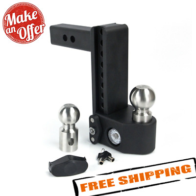 Weigh Safe SWS8-2.5 Class 5 Adjustable 8" Drop Ball Mount for 2.5" Receivers