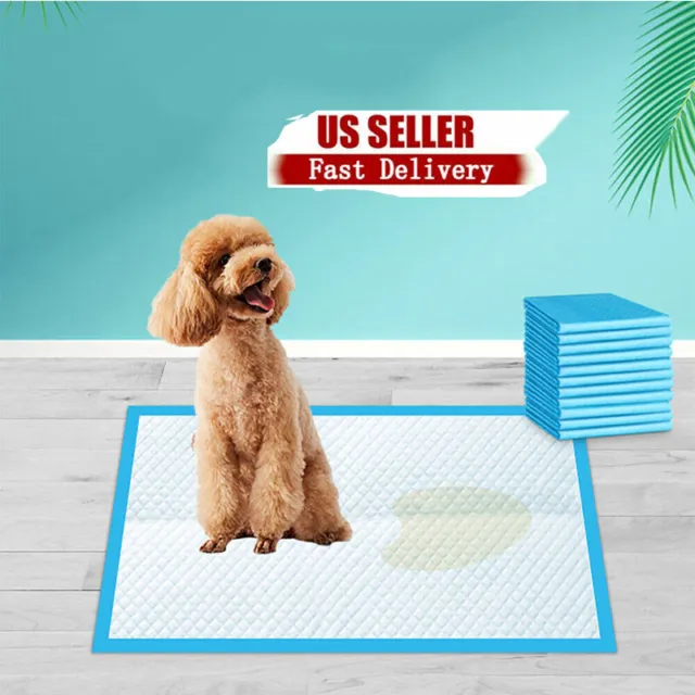 100pcs S-XL Dog PEE Pads Puppy Underpads House Pet Training Ultra Heavy Pads US