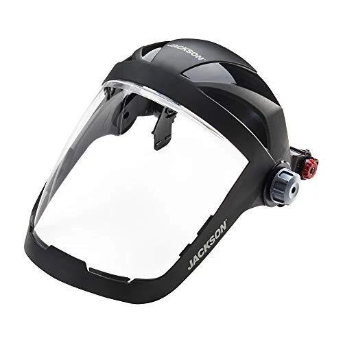 QUAD500 Face Shield Universal Adapter (Headgear Not Included) Anti-fog Clear