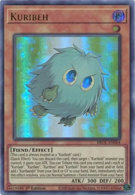 Yugioh! Kuribeh - BROL-EN004 - Ultra Rare - 1st Edition Near Mint, English