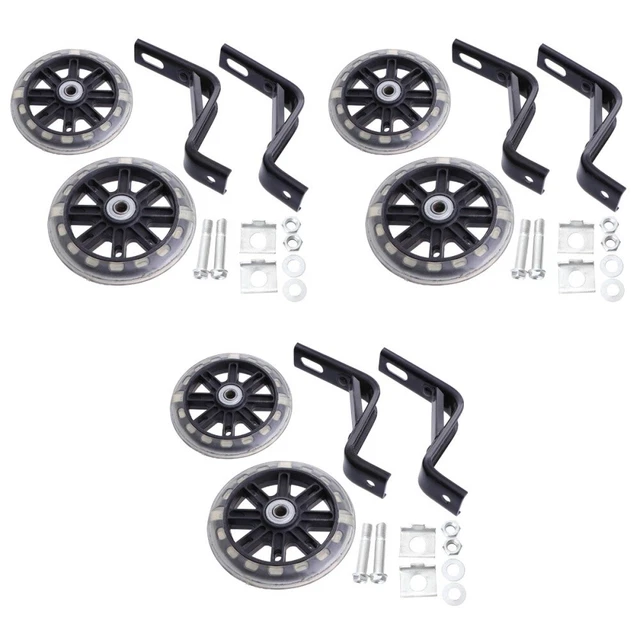 6 Pcs Auxiliary Wheel Bicycle Accessories Kid Balance Light Training Mute