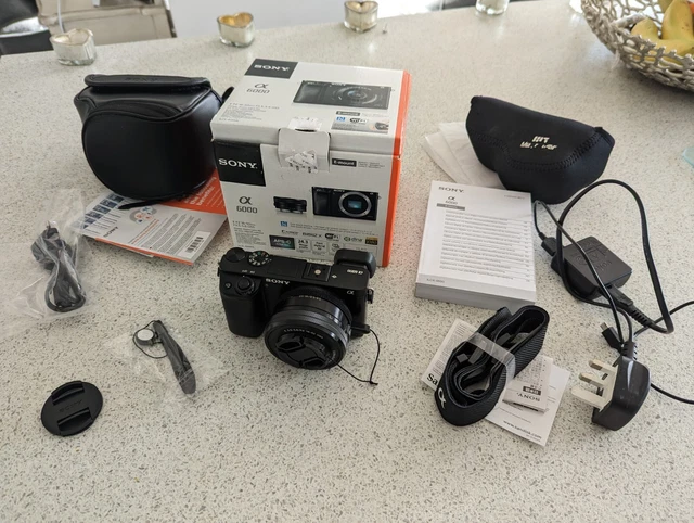 Sony a6000 24.3MP Mirrorless Digital Camera Kit with PZ 16-50mm f/3.5-5.6 OSS