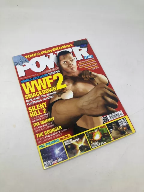 Playstation Power Magazine Issue 59 December 2000 Wwf Retro/Vintage Rare Guide