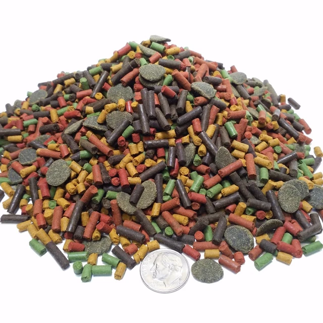 7-Types Sinking Sticks, Bits & Wafers for Shrimp and ALL Tropical Fish GB-80