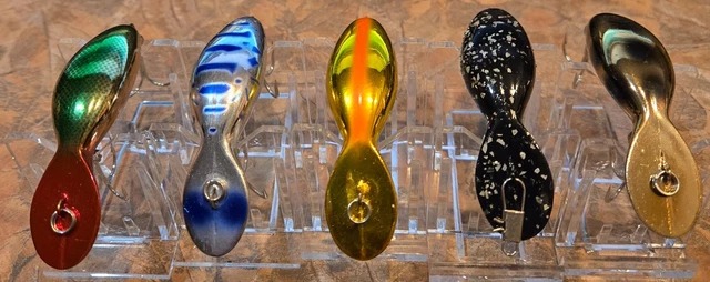 Leurre de pêche ancien en bois, Creek Chub Bait Company Pikie