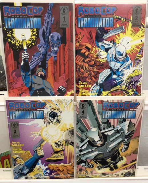 Dark Horse Comics Robocop Versus The Terminator #1-4 Complete Set VF/NM 1992