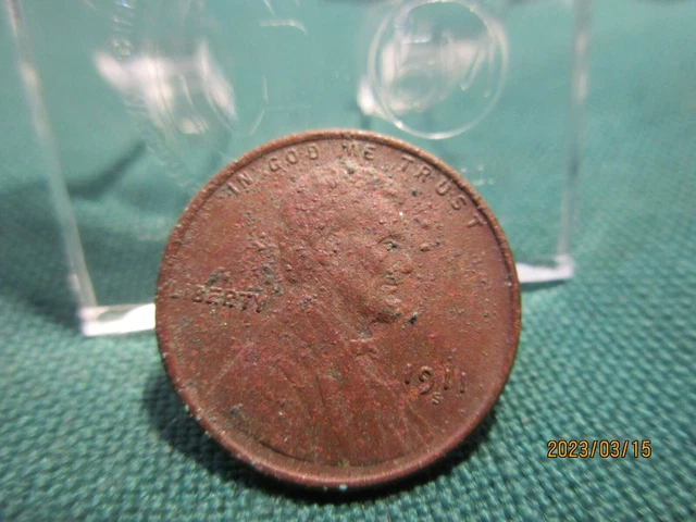 1911-S Lincoln Head Wheat Cent
